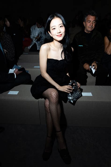 jisoo black dress Dior